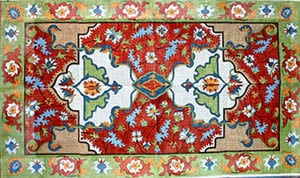click here to view larger image of Persian Court (hand painted canvases)