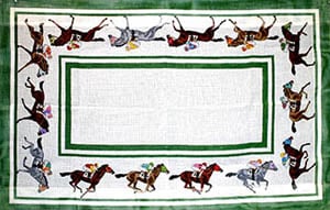 click here to view larger image of Thoroughbred Racehorses (hand painted canvases)