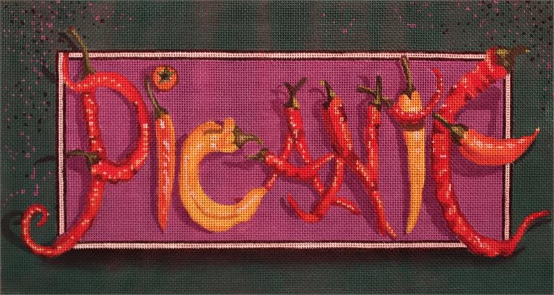 click here to view larger image of Picante (hand painted canvases)
