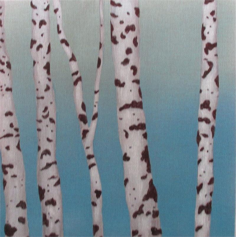 click here to view larger image of 5 Birch Trees (hand painted canvases)