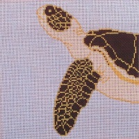 click here to view larger image of Coastal Turtle (hand painted canvases)