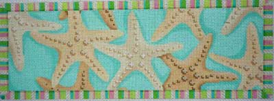 click here to view larger image of Starfish Frieze (hand painted canvases)
