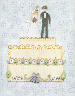 click here to view larger image of Wedding Sampler (hand painted canvases)