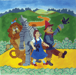 click here to view larger image of Wizard of Oz (hand painted canvases)
