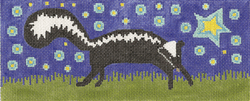 click here to view larger image of Nighttime Skunk (hand painted canvases)