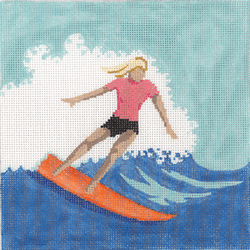 click here to view larger image of Surfer Girl (hand painted canvases)