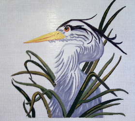 click here to view larger image of Heron (hand painted canvases)