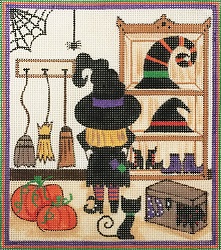 click here to view larger image of Witches Closet (hand painted canvases)