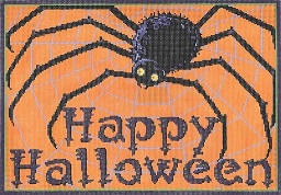 click here to view larger image of Wicked Web (hand painted canvases)