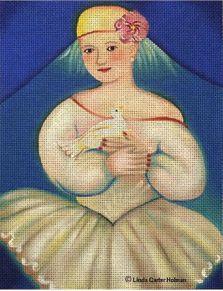 click here to view larger image of Little Dancer (hand painted canvases)