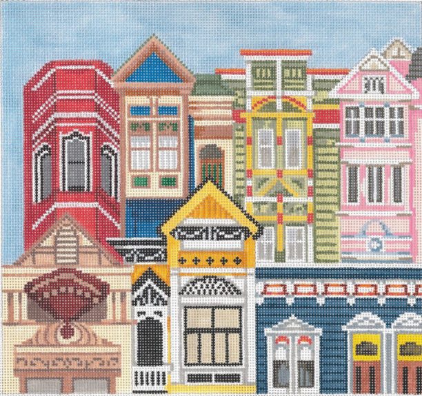 click here to view larger image of Painted Ladies (hand painted canvases)