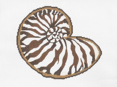 click here to view larger image of Seashell 1 (hand painted canvases)