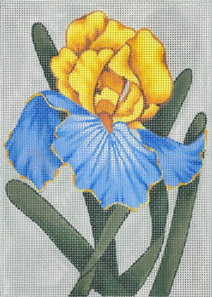 click here to view larger image of Iris (hand painted canvases)