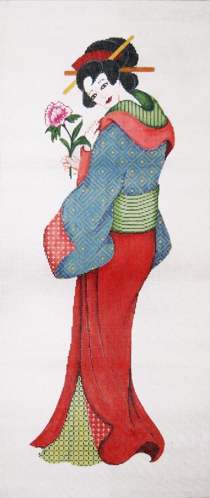 click here to view larger image of Geisha I Wall Hanging (hand painted canvases)