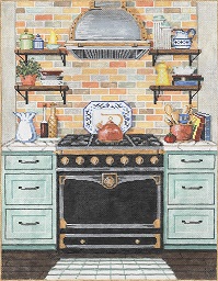 click here to view larger image of Chef Station (hand painted canvases)