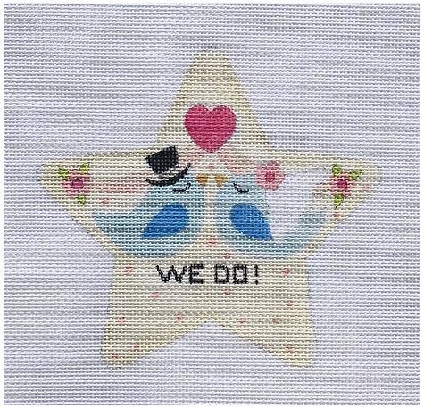click here to view larger image of We Do Star (hand painted canvases)