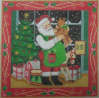 click here to view larger image of Who's Naughty or Nice (hand painted canvases)