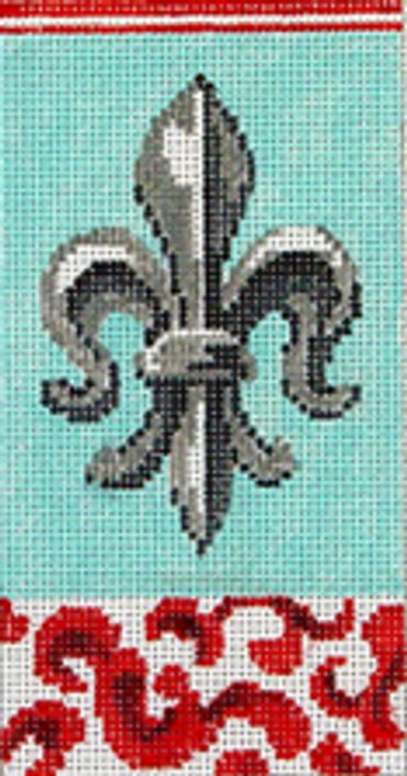 click here to view larger image of Fleur-di-Lis (hand painted canvases)