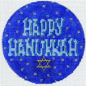 click here to view larger image of Hanukkah (hand painted canvases)