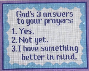 click here to view larger image of God's Answers (hand painted canvases)