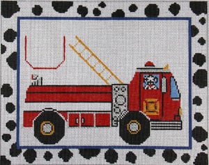 click here to view larger image of Tooth Fairy - Fire Truck (hand painted canvases)
