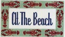 click here to view larger image of Lobstah - At the Beach (hand painted canvases)