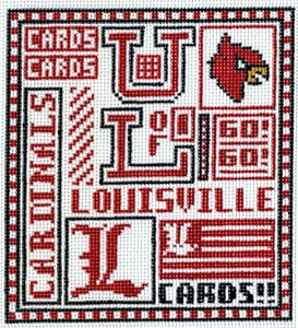 click here to view larger image of University of Louisville (hand painted canvases)