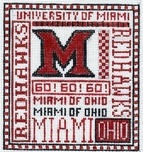 click here to view larger image of Miami of Ohio (hand painted canvases)