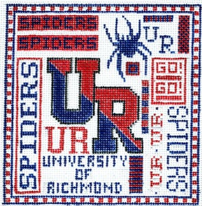 click here to view larger image of University of Richmond (hand painted canvases)