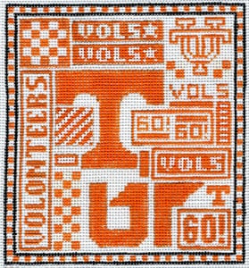 click here to view larger image of Tennessee Vols (hand painted canvases)