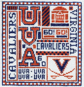 click here to view larger image of University of Virginia (hand painted canvases)
