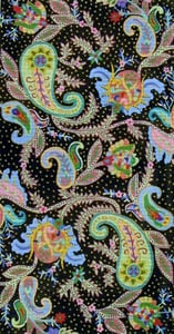 click here to view larger image of Italian Paisley (hand painted canvases)