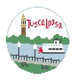 click here to view larger image of Tuscaloosa (hand painted canvases)