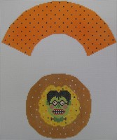 click here to view larger image of Frankenstein Cupcake (hand painted canvases)