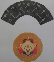 click here to view larger image of Devil Cupcake (hand painted canvases)
