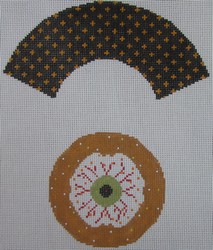 click here to view larger image of Evil Eye Cupcake (hand painted canvases)