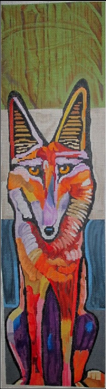 click here to view larger image of Sitting Coyote (hand painted canvases)