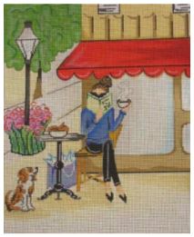 click here to view larger image of Coffee Shoppe (hand painted canvases)