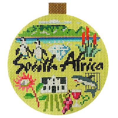 click here to view larger image of South Africa - Travel Round (hand painted canvases)