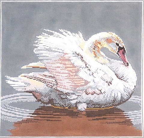 click here to view larger image of Brandes Swan (hand painted canvases)