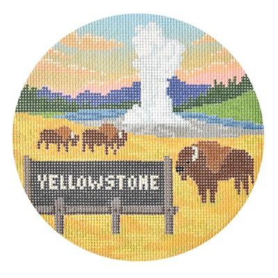 click here to view larger image of Explore America - Yellowstone (hand painted canvases)