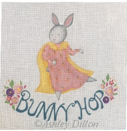 click here to view larger image of Bunny Hop (hand painted canvases)