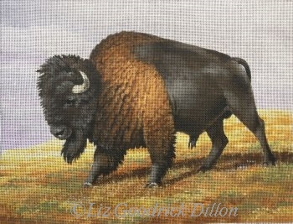 click here to view larger image of Bull Buffalo (hand painted canvases)