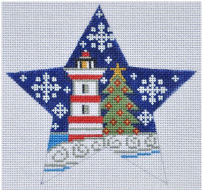 click here to view larger image of Light House Star (hand painted canvases)