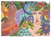 click here to view larger image of Blossoming Women (hand painted canvases)