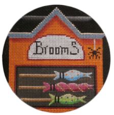 click here to view larger image of Brooms (hand painted canvases)