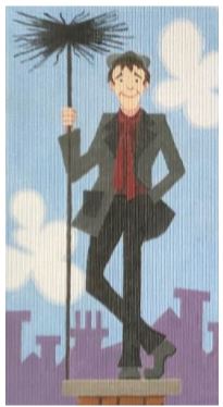click here to view larger image of Chimney Sweep (hand painted canvases)
