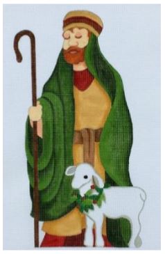 click here to view larger image of Standing Shepherd (hand painted canvases)