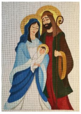 click here to view larger image of Small Holy Family (hand painted canvases)