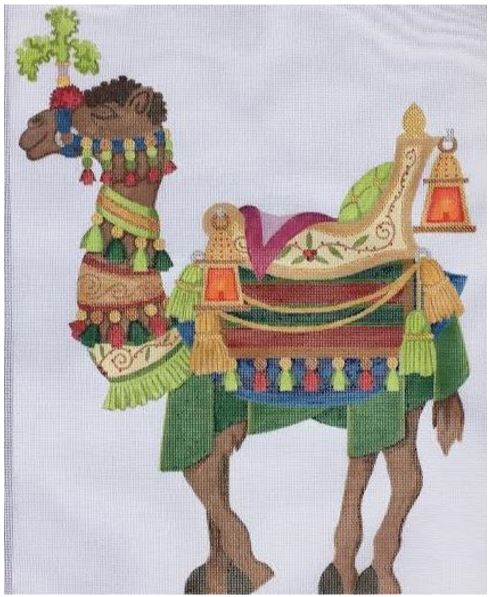 click here to view larger image of Small Standing Camel (hand painted canvases)